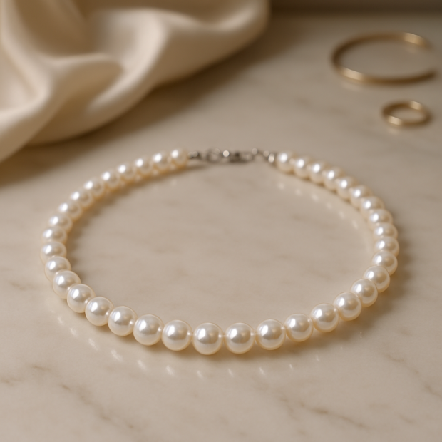 Collier perle ras de cou : le bijou chic incontournable de la saison