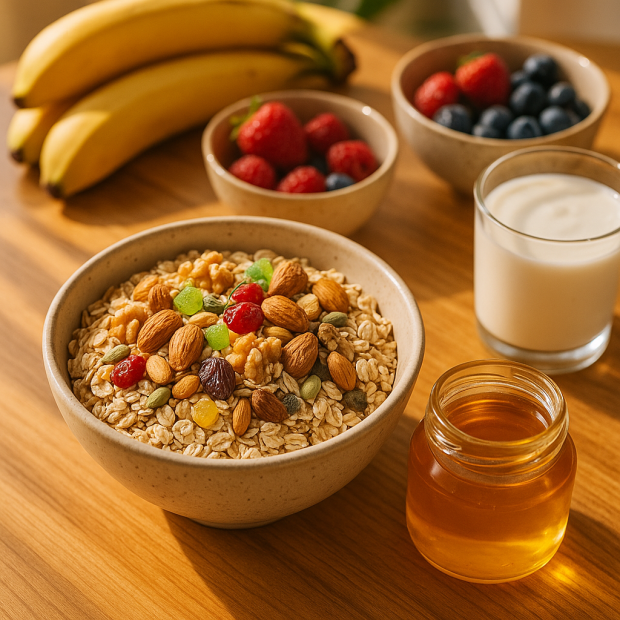 Muesli maison : la recette facile et santé à adopter dès le matin